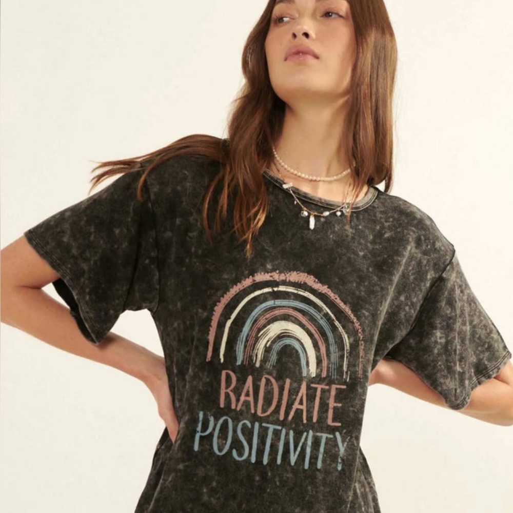 Radiate positivity t shirt